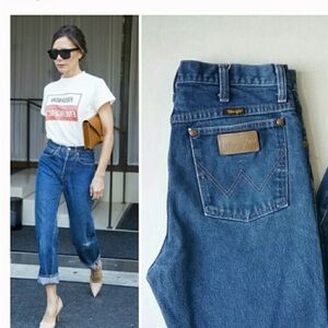 Wrangler Classic Straight Leg Blue Jeans 28x 30